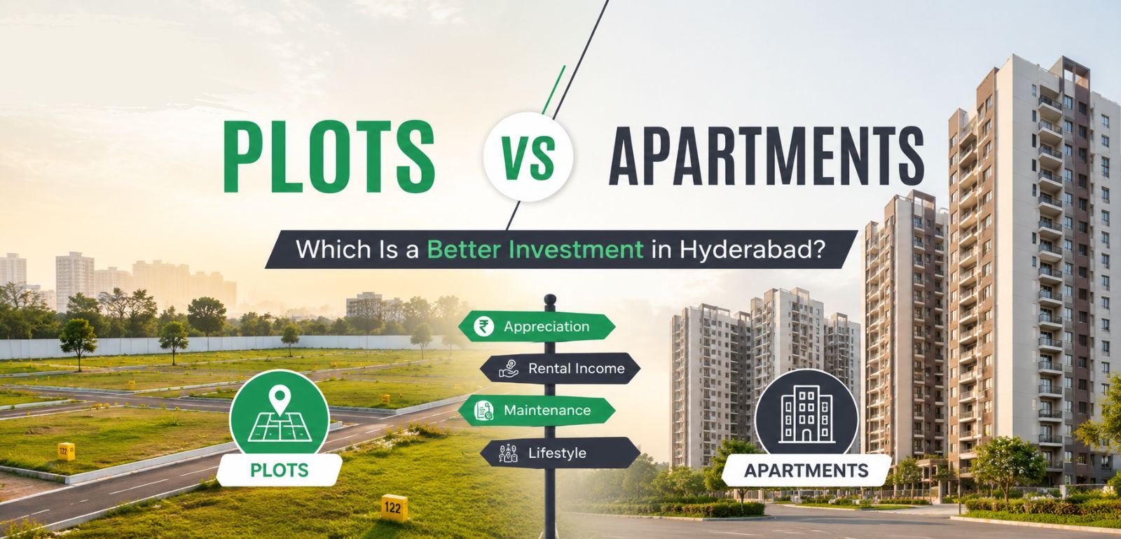 Plots vs Apartments: Which Is a Better Investment in Hyderabad?