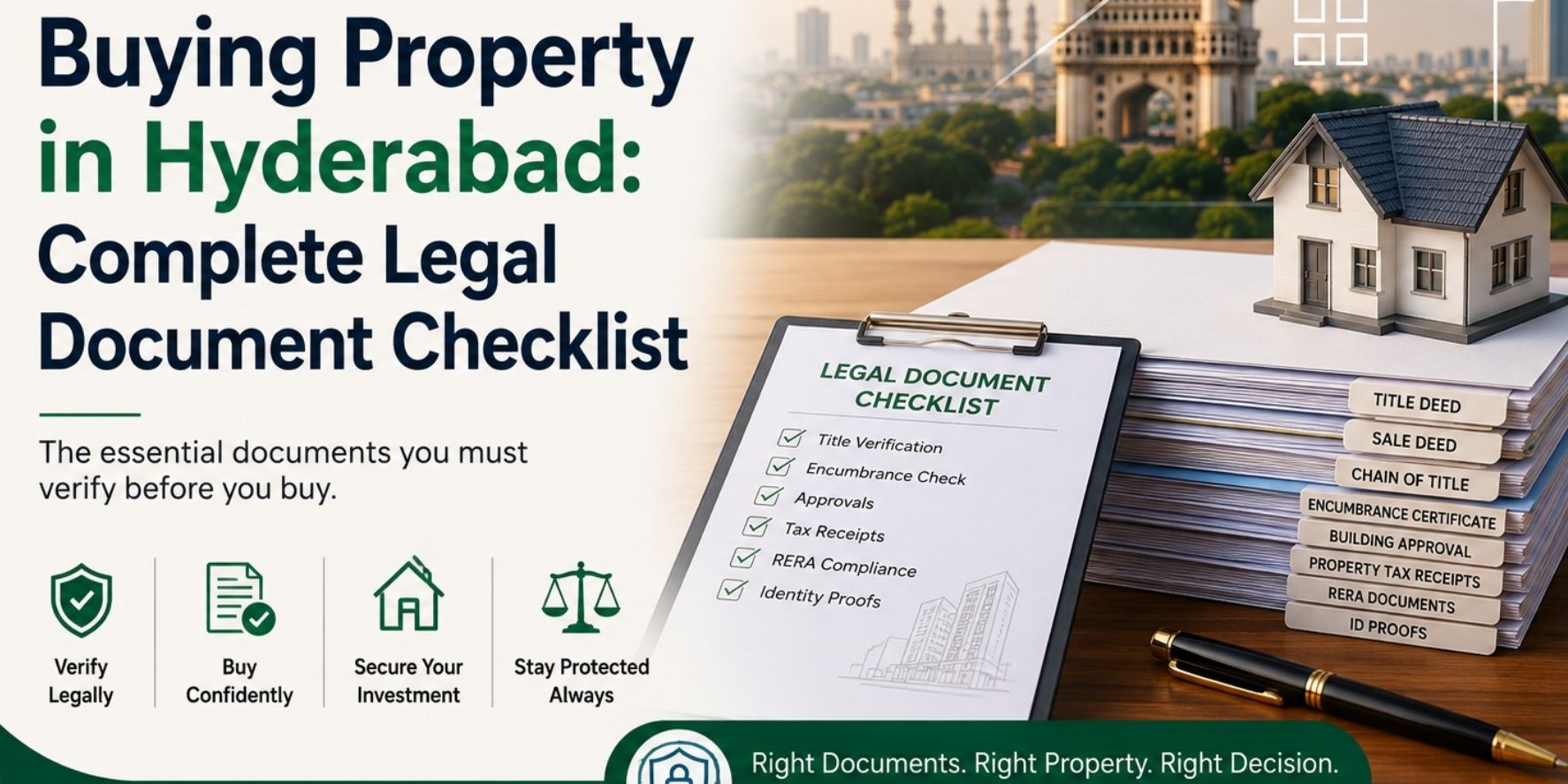Buying Property in Hyderabad: Complete Legal Document Checklist