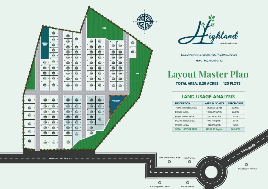 Plot floor plan